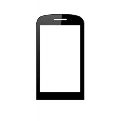 Replacement Front Glass For Karbonn Kt82 Black By - Maxbhi.com