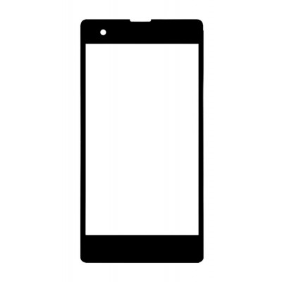 Replacement Front Glass For Infinix Hot 2 Black By - Maxbhi.com