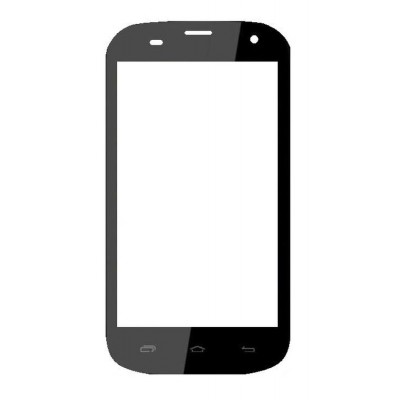 Replacement Front Glass For Infinix Surf Spice X403 Black By - Maxbhi.com