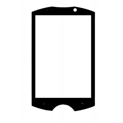 Replacement Front Glass For Sony Ericsson Wt18i White By - Maxbhi.com