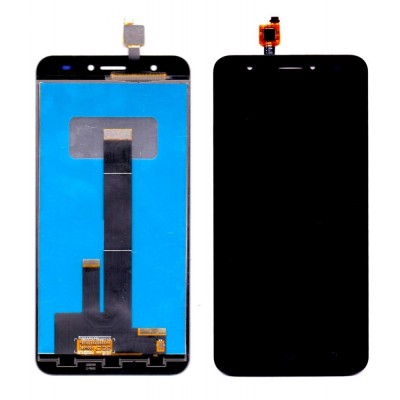 Lcd With Touch Screen For Intex Aqua Lions T1 Coffee By - Maxbhi Com