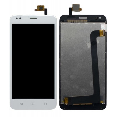 Lcd With Touch Screen For Intex Aqua Lions T1 Lite White By - Maxbhi Com