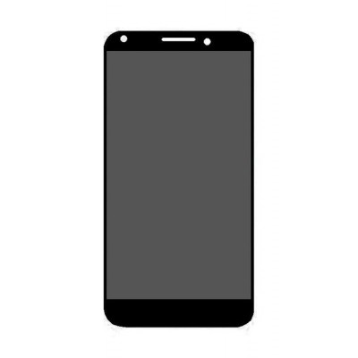 Lcd With Touch Screen For Intex Aqua Strong 5.1 Plus White By - Maxbhi.com