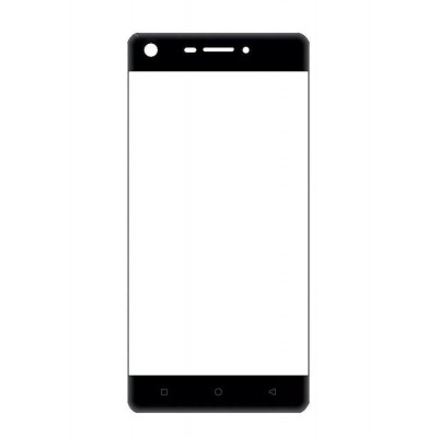 Replacement Front Glass For Intex Aqua Lions 3 Black By - Maxbhi.com