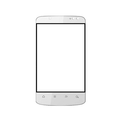 Replacement Front Glass For Intex Aqua Sx Black White By - Maxbhi.com