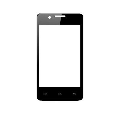 Replacement Front Glass For Intex Aqua T4 Blue By - Maxbhi.com