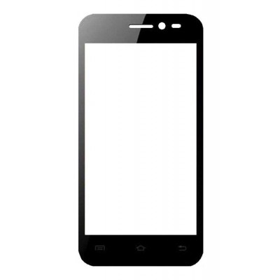 Replacement Front Glass For Intex Aqua V 3g Black By - Maxbhi.com