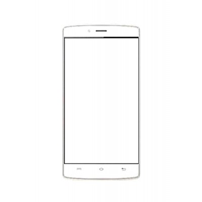 Replacement Front Glass For Intex Cloud Matte White By - Maxbhi.com