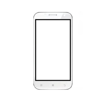 Replacement Front Glass For Intex Cloud Z6 Black By - Maxbhi.com