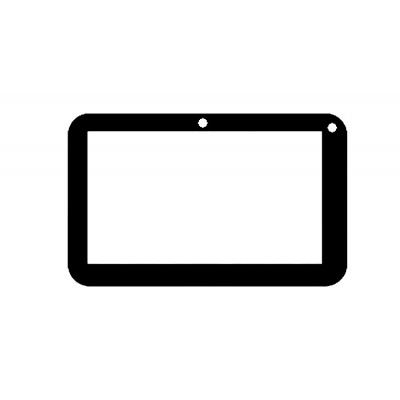 Replacement Front Glass For Intex Ibuddy 7.2 White By - Maxbhi.com