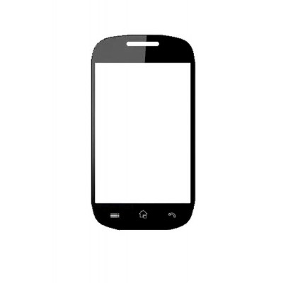 Replacement Front Glass For Intex Turbo N Black By - Maxbhi.com