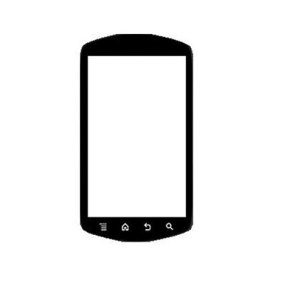 Replacement Front Glass For Casio Gzone Commando 4g Lte Black By - Maxbhi.com