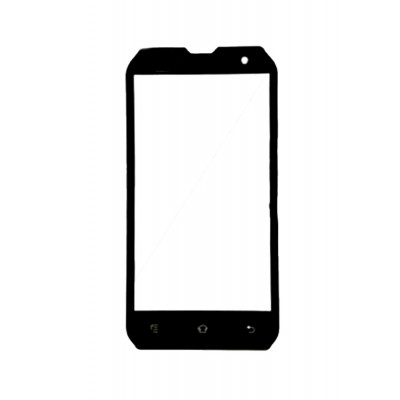 Replacement Front Glass For Cat B15 Q Black By - Maxbhi.com