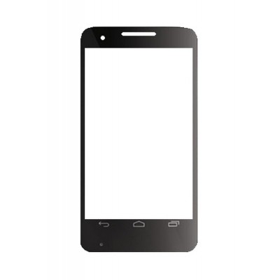 Replacement Front Glass For Idea Aurus 2 Black By - Maxbhi.com