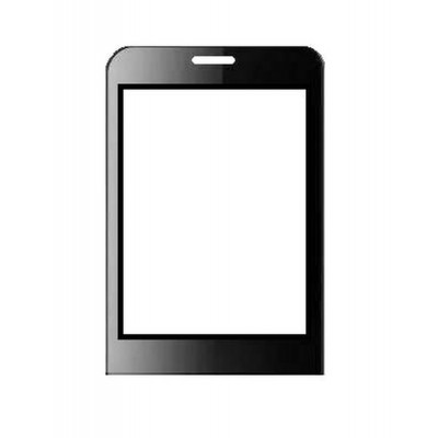 Replacement Front Glass For Spice M5565 Black By - Maxbhi.com