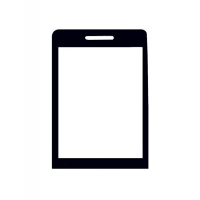 Replacement Front Glass For Spice M5900 Flo Tv Pro Black By - Maxbhi.com
