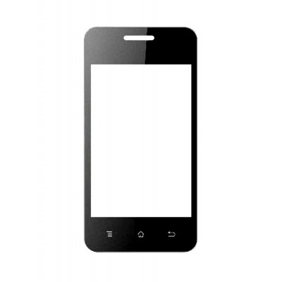Replacement Front Glass For Spice M6100 Black By - Maxbhi.com