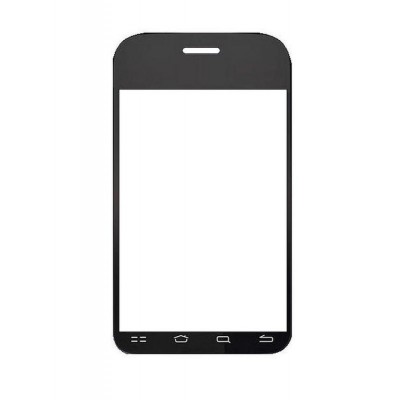 Replacement Front Glass For Spice Mi300 White By - Maxbhi.com