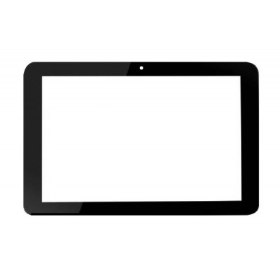 Replacement Front Glass For Hp 10 Plus Black By - Maxbhi.com