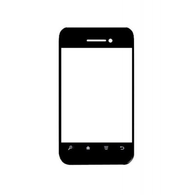 Replacement Front Glass For Iball Andi 107 Black By - Maxbhi.com