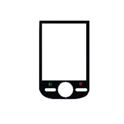 Replacement Front Glass For Motorola A1600 Black By - Maxbhi.com
