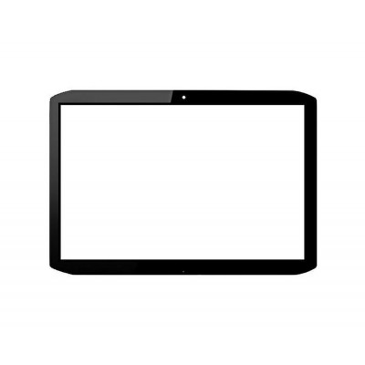 Replacement Front Glass For Motorola Droid Xyboard 10.1 Mz617 Black By - Maxbhi.com