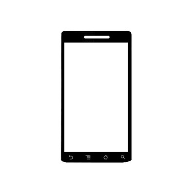 Replacement Front Glass For Motorola Milestone Black By - Maxbhi.com