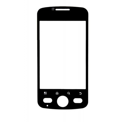 Replacement Front Glass For Motorola Quench Xt3 Xt502 Black By - Maxbhi.com