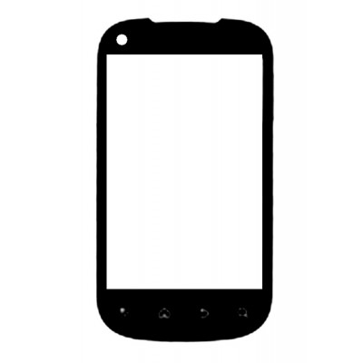 Replacement Front Glass For Motorola Xt319 Black By - Maxbhi.com