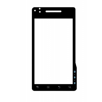 Replacement Front Glass For Motorola Xt701 White By - Maxbhi.com