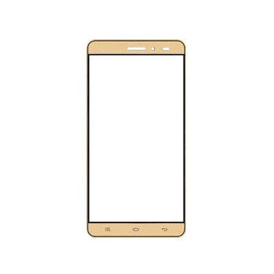 Replacement Front Glass For Celkon Astro Golden By - Maxbhi.com