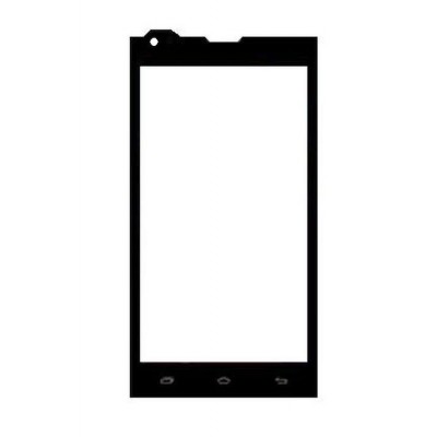 Replacement Front Glass For Celkon Millennia Q455l Blue By - Maxbhi.com