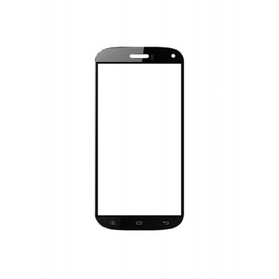 Replacement Front Glass For Celkon Q470 Black By - Maxbhi.com