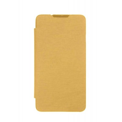 Flip Cover For Celkon Star 4g Plus Champagne By - Maxbhi.com
