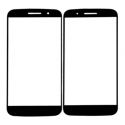 Replacement Front Glass For Moto M Black By - Maxbhi Com