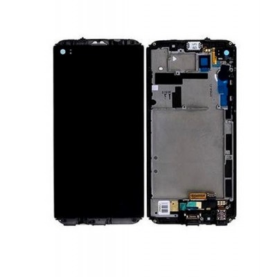 Lcd With Touch Screen For Lg Q8 White By - Maxbhi Com