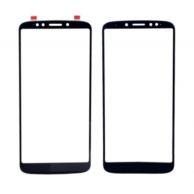 Replacement Front Glass For Motorola Moto E5 Plus Black By - Maxbhi Com