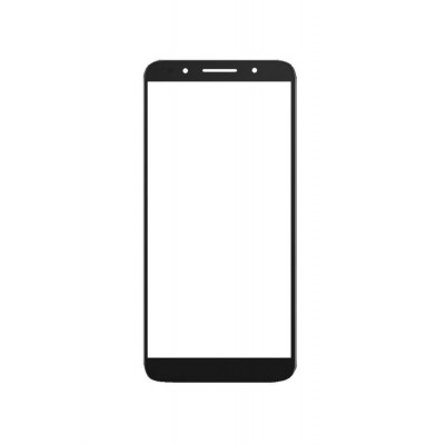 Replacement Front Glass For Alcatel 1x Black By - Maxbhi.com