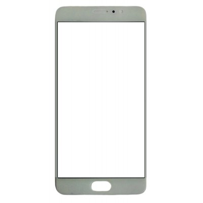 Replacement Front Glass For Meizu Pro 6 Plus White By - Maxbhi Com
