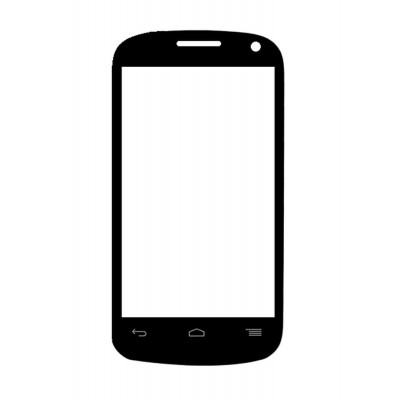 Replacement Front Glass For Alcatel 4033a Black By - Maxbhi.com