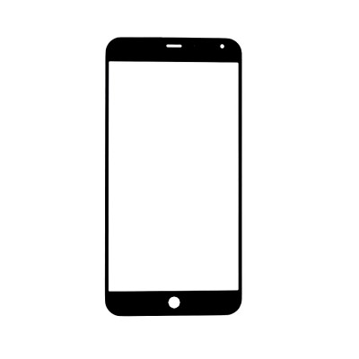 Replacement Front Glass For Meizu M1 Yellow By - Maxbhi.com