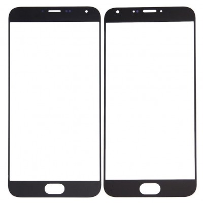 Replacement Front Glass For Meizu Pro 5 64gb Black Silver By - Maxbhi Com