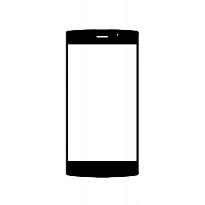 Replacement Front Glass For Adcom Kitkat A54 Black By - Maxbhi.com
