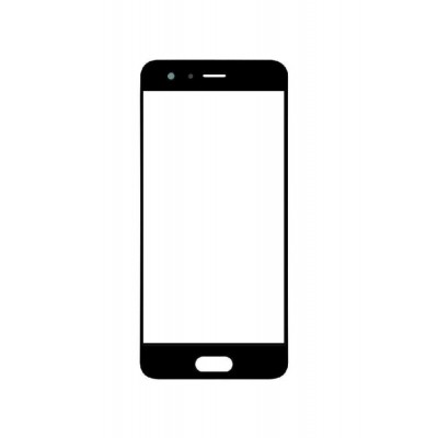 Replacement Front Glass For Honor 9 Grey By - Maxbhi.com