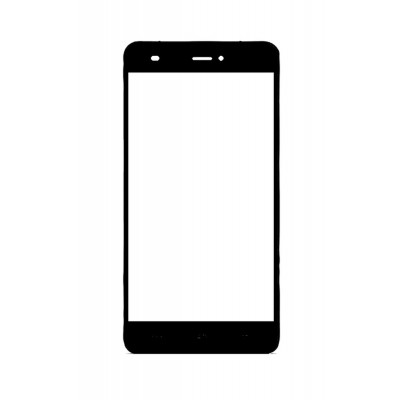 Replacement Front Glass For Hyve Storm Black By - Maxbhi.com