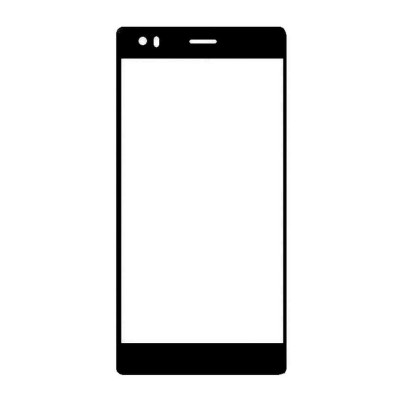 Replacement Front Glass For Mitribe A500 Black By - Maxbhi.com