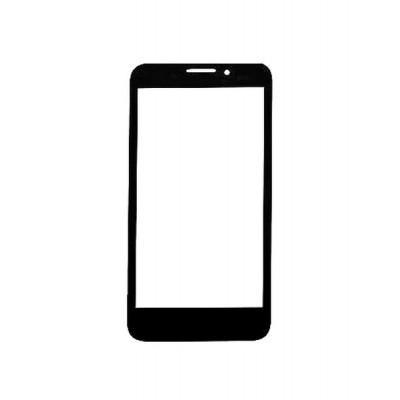 Replacement Front Glass For Alcatel One Touch Snap Black By - Maxbhi.com