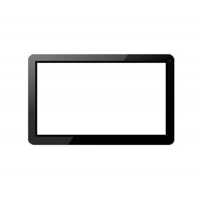 Replacement Front Glass For Byond Tech Mibook Mi10 Black By - Maxbhi.com