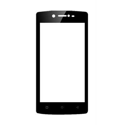 Replacement Front Glass For Hitech Air A9 Mini Black By - Maxbhi.com