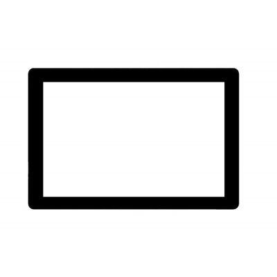 Replacement Front Glass For Notion Ink Cain 10 Black By - Maxbhi.com